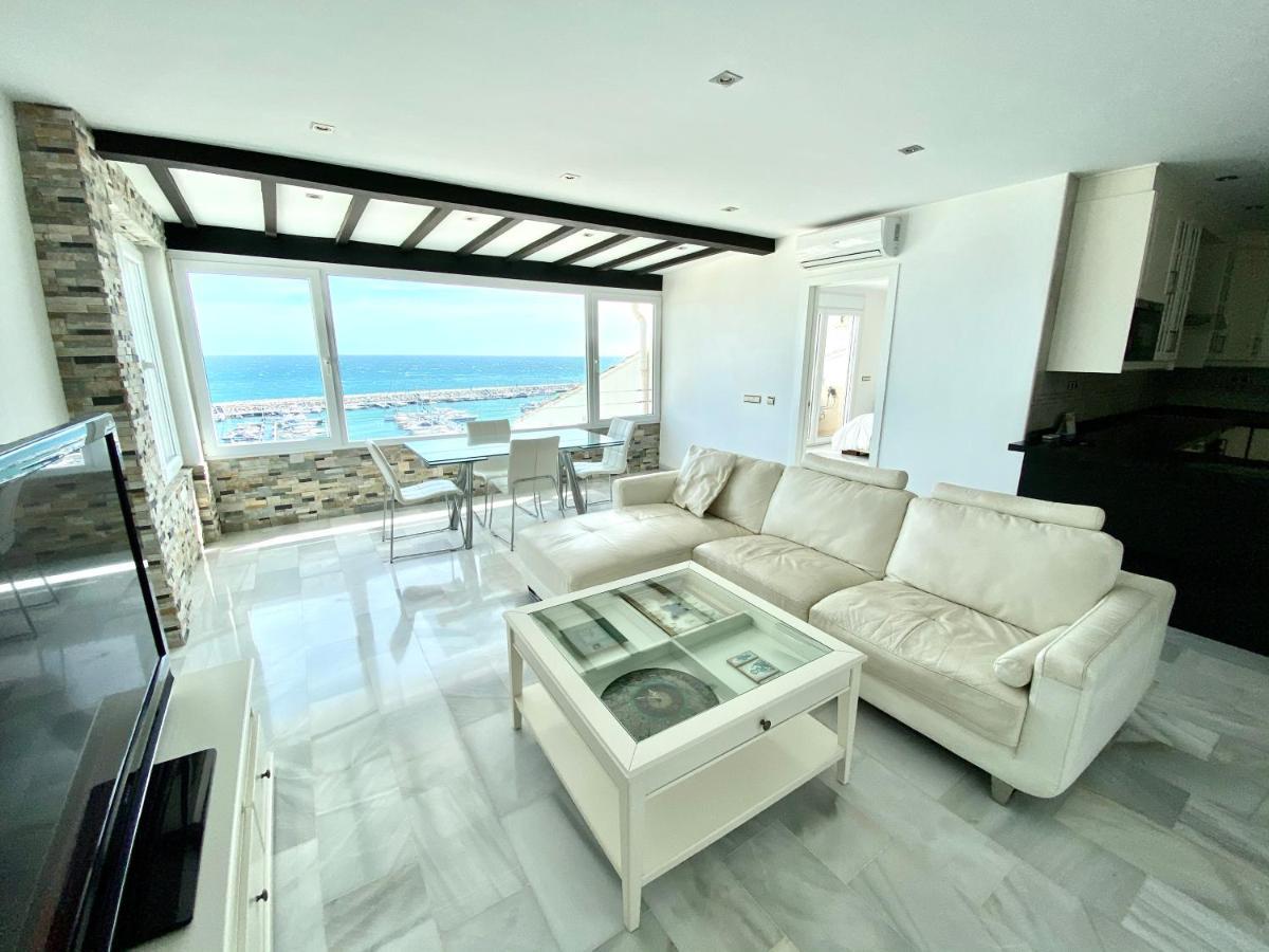 Ferienwohnung Luxury Puerto Banus Penthouse With Parking & Wi-Fi Marbella Exterior foto