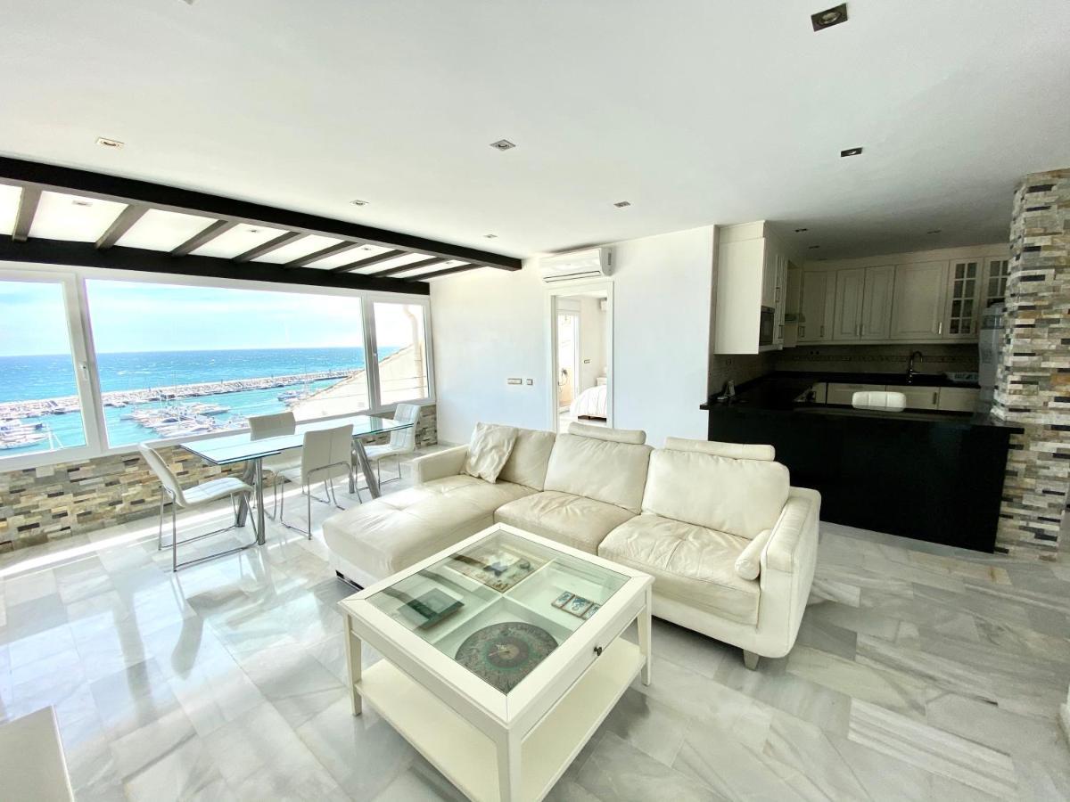 Ferienwohnung Luxury Puerto Banus Penthouse With Parking & Wi-Fi Marbella Exterior foto