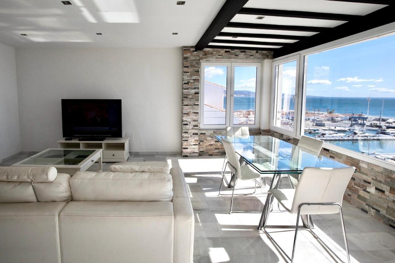 Ferienwohnung Luxury Puerto Banus Penthouse With Parking & Wi-Fi Marbella Exterior foto